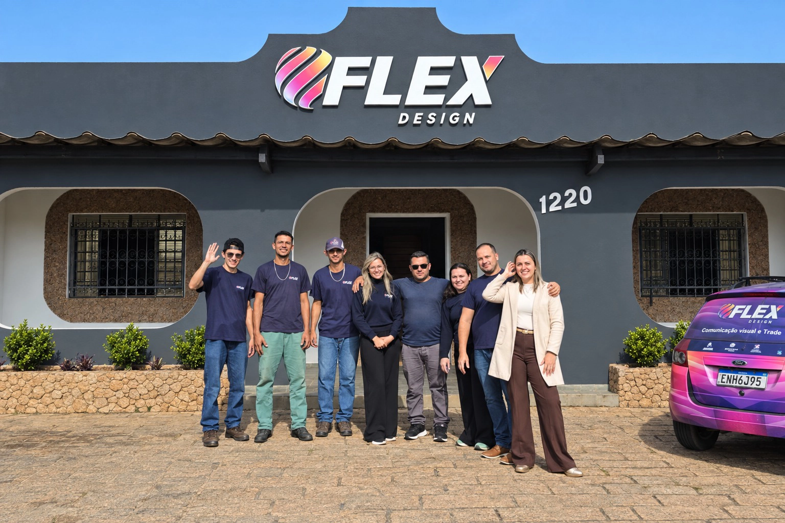 Estrutura e produção da Flex Design